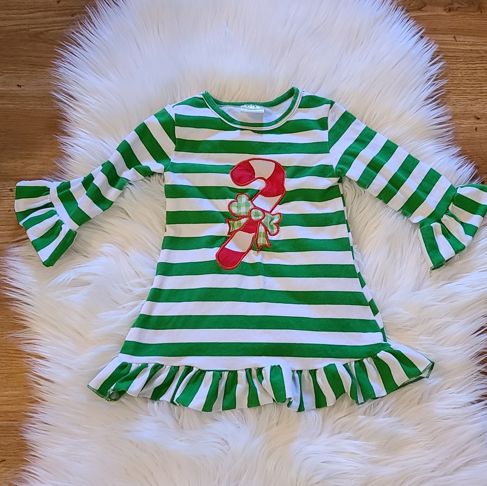 12-18 month candy cane dress SOLD ON MERCARI